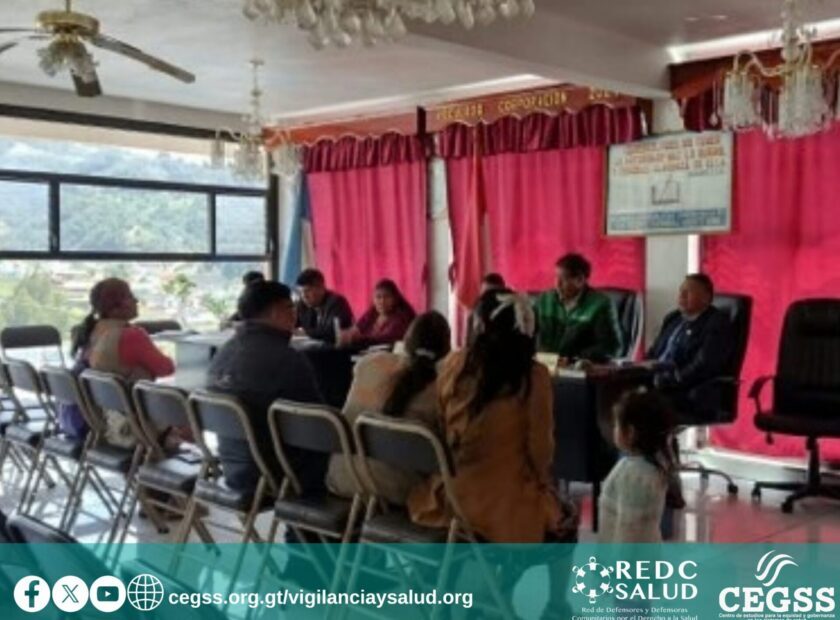 REDC-SALUD fortalece la coordinación comunitaria por el derecho a la salud en San Vicente Buenabaj